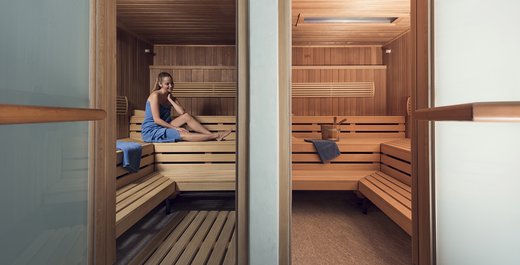 Sauna und Sanarium im Parkhotel Margna | KLAFS