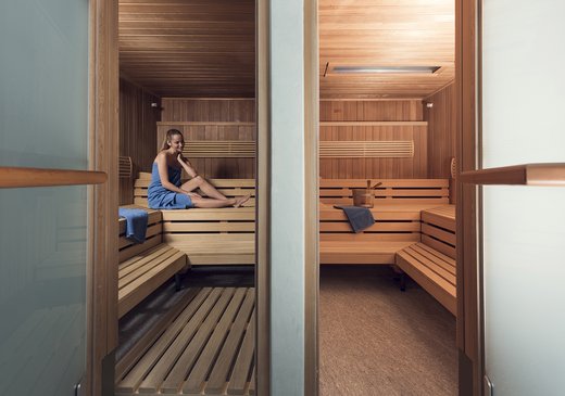 Sauna und Sanarium im Parkhotel Margna | KLAFS