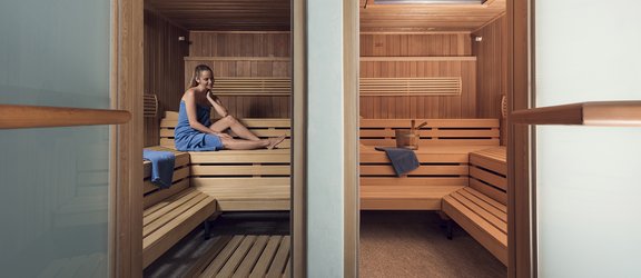 Sauna und Sanarium im Parkhotel Margna | KLAFS