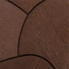 Furnier Decke CURVE in Wenge