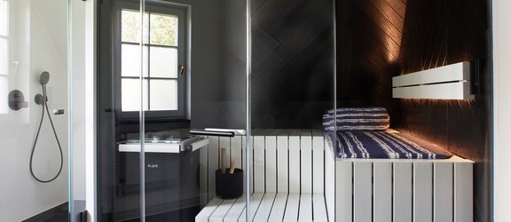 Sauna GESA als Designstatement im Bad