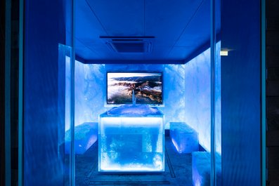 KLAFS Hotel Referenzen: ICE LOUNGE im Parkhotel Egerner Höfe, © Parkhotel Egerner Höfe