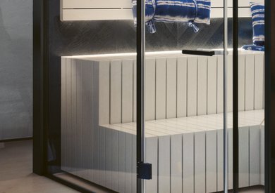 Isolierglasfront Sauna GESA