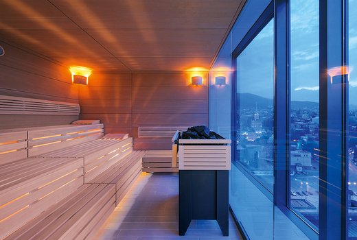 [Translate to Switzerland:] Radisson Blu Iveria Hotel Sauna