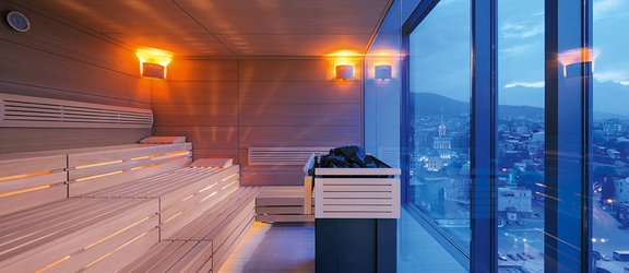 [Translate to Switzerland:] Radisson Blu Iveria Hotel Sauna